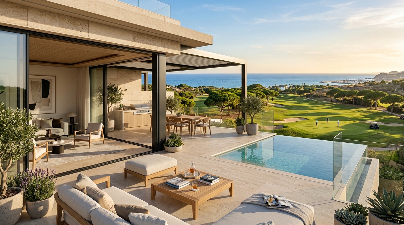 Golf-front penthouse and villa development, Cabopino
