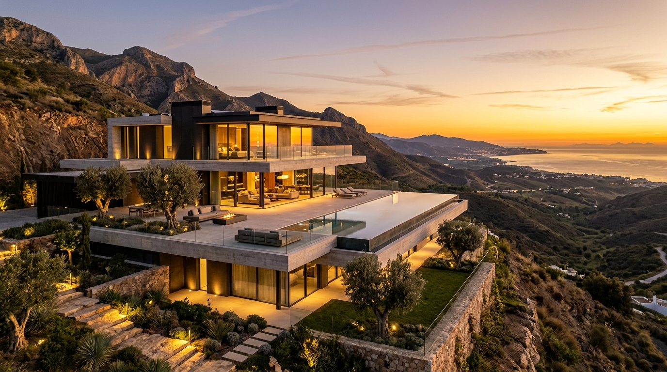 Hillside luxury villas, Benahavis