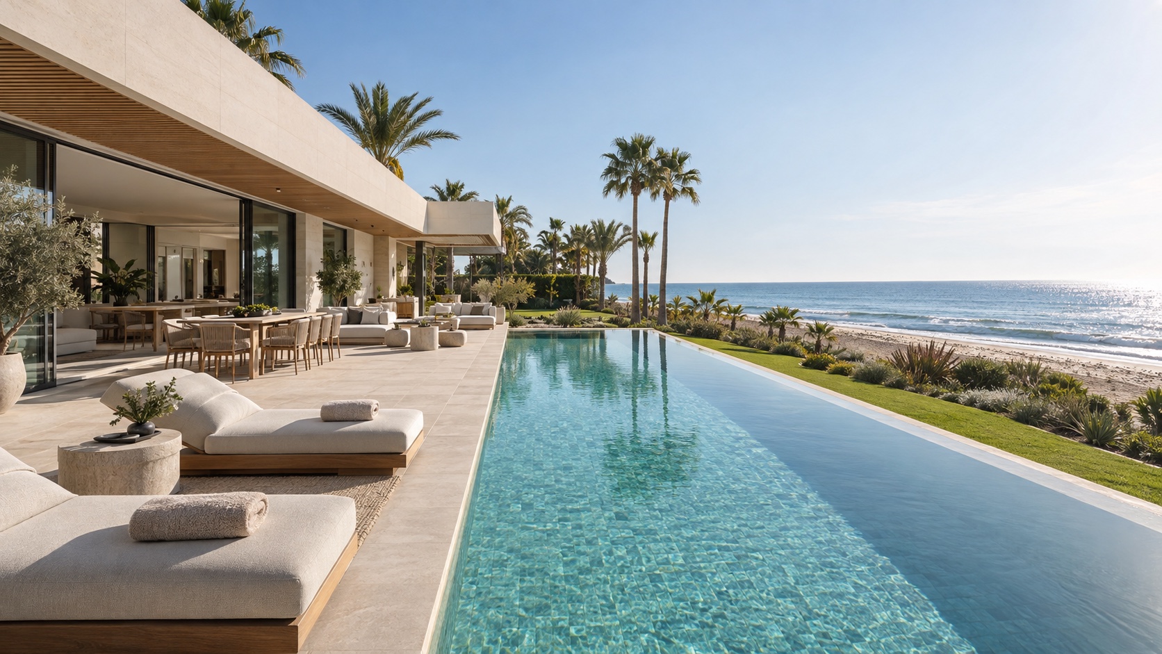 Villa Playa del Sol - Frontline Beach Contemporary Estate, New Golden Mile