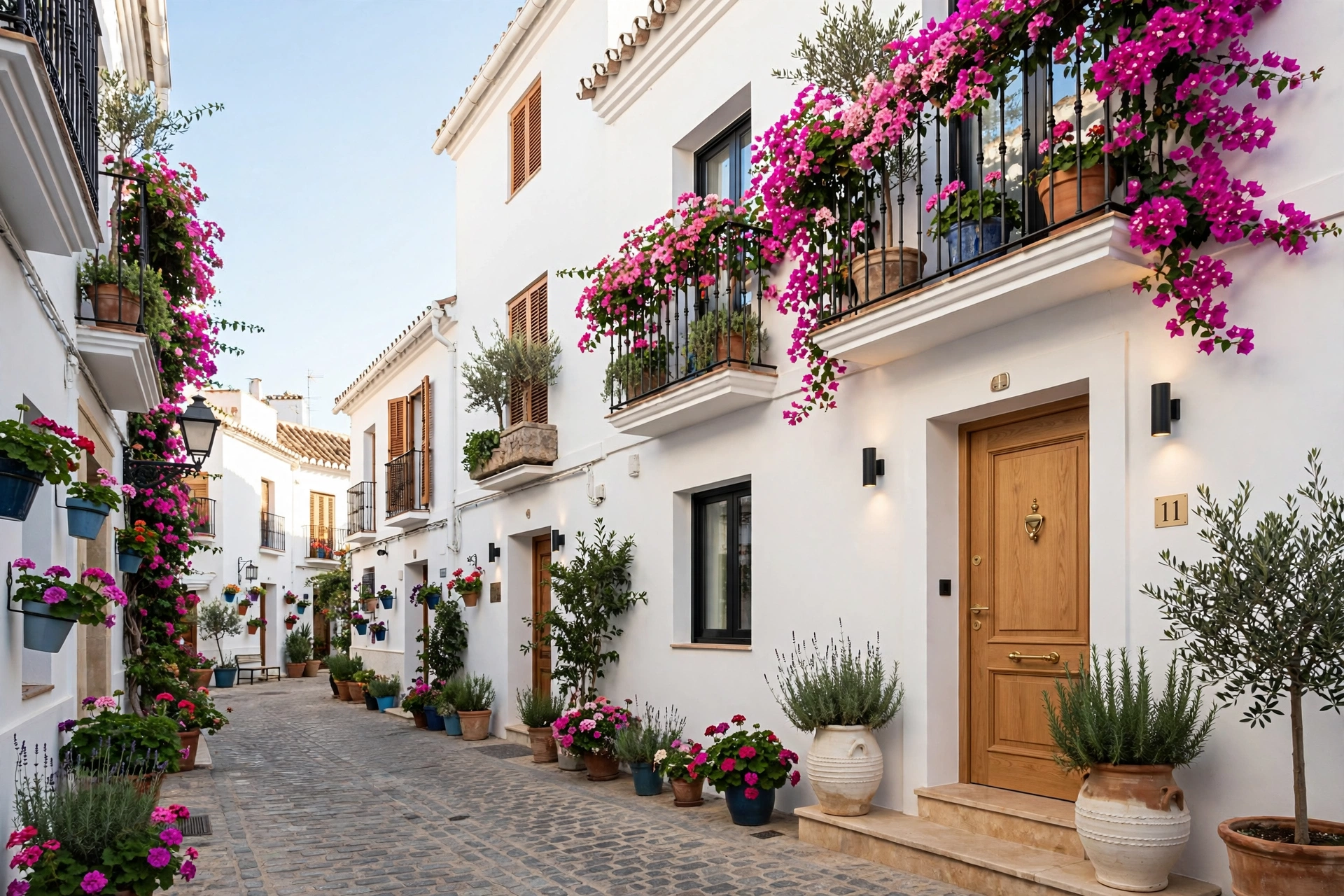 Plaza de las Flores in Estepona Old Town