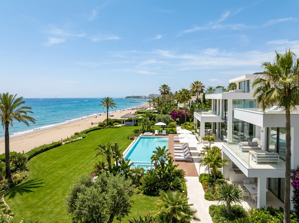 Strandvillen-Anwesen in Casablanca, Goldene Meile Marbella