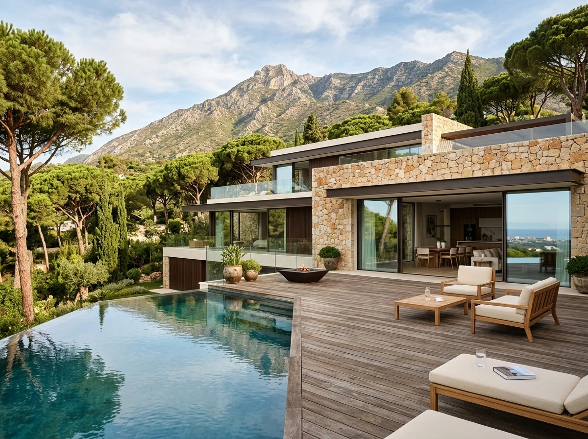 Moderne Luxusvilla in den Hängen von Nagüeles Marbella