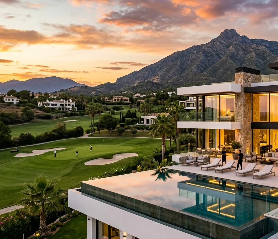 Kjøretur gjennom palmealléene i Nueva Andalucías Golfdal