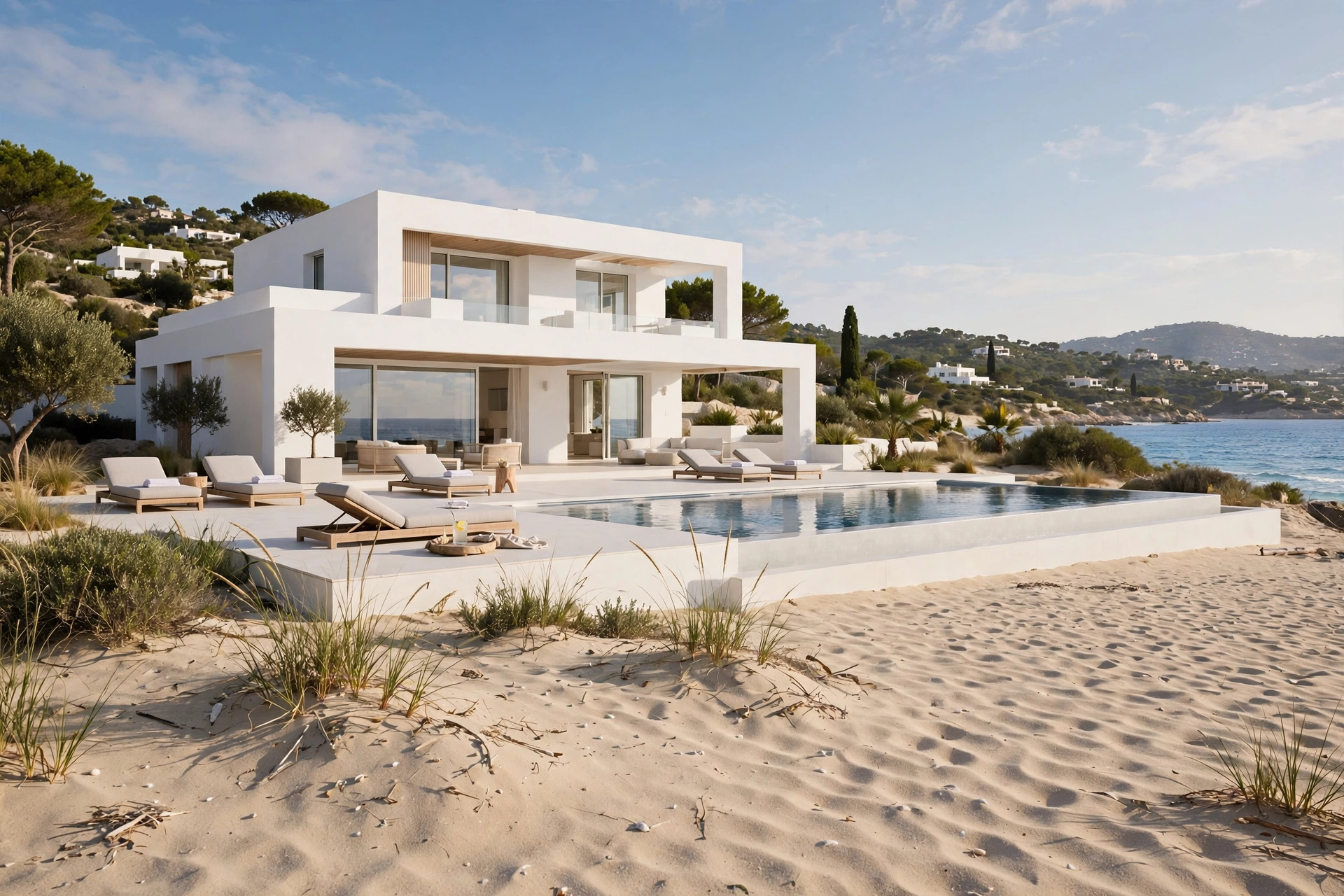 Elevated luxury villa in Seghers overlooking the Mediterranean Sea